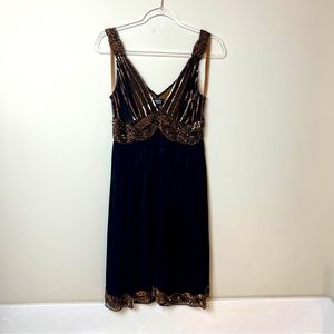 Adriana Papell sequin evening dress size 8